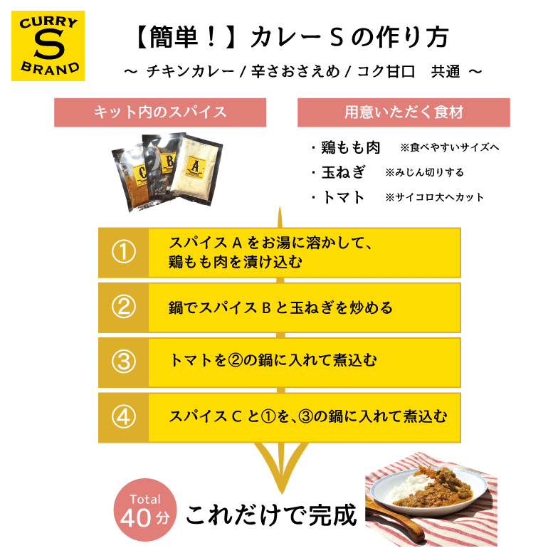 【定番】チキンカレー（6皿用）